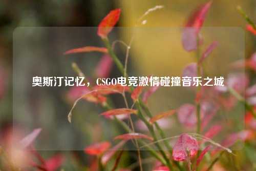 奥斯汀记忆，CSGO电竞激情碰撞音乐之城