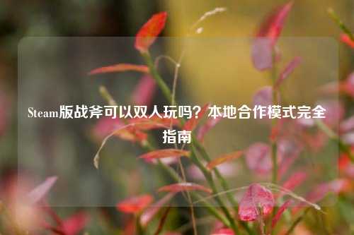 Steam版战斧可以双人玩吗？本地合作模式完全指南
