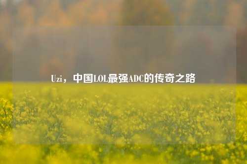 Uzi，中国LOL最强ADC的传奇之路