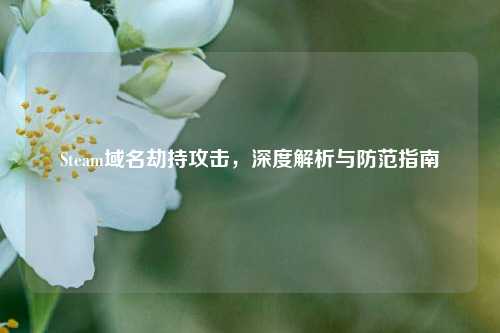 Steam域名劫持攻击，深度解析与防范指南