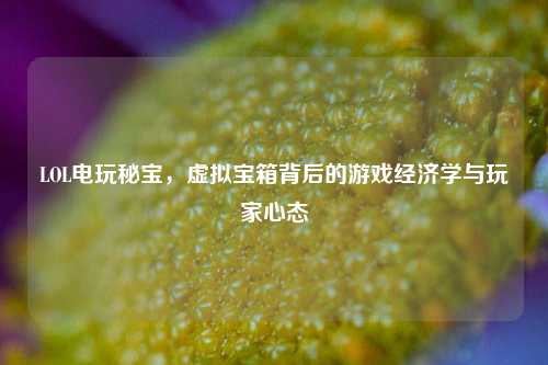 LOL电玩秘宝，虚拟宝箱背后的游戏经济学与玩家心态