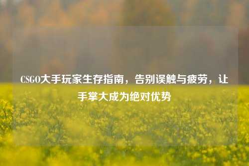 CSGO大手玩家生存指南，告别误触与疲劳，让手掌大成为绝对优势