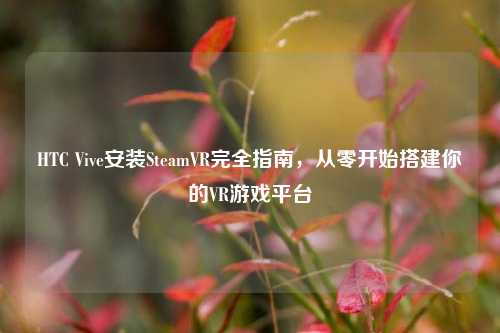 HTC Vive安装SteamVR完全指南，从零开始搭建你的VR游戏平台