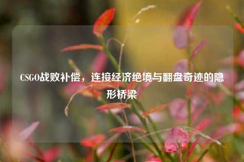 CSGO战败补偿，连接经济绝境与翻盘奇迹的隐形桥梁
