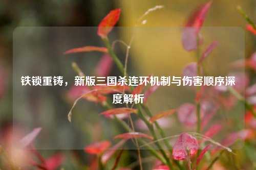 铁锁重铸，新版三国杀连环机制与伤害顺序深度解析