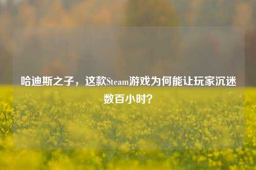 哈迪斯之子，这款Steam游戏为何能让玩家沉迷数百小时？