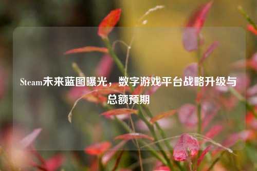 Steam未来蓝图曝光，数字游戏平台战略升级与总额预期