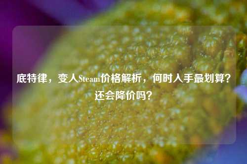 底特律，变人Steam价格解析，何时入手最划算？还会降价吗？