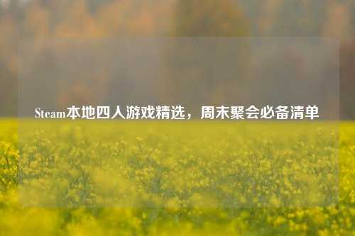 Steam本地四人游戏精选，周末聚会必备清单