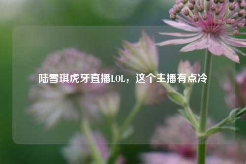 陆雪琪虎牙直播LOL，这个主播有点冷
