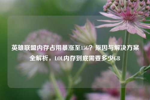 英雄联盟内存占用暴涨至15G？原因与解决方案全解析，LOL内存到底需要多少GB