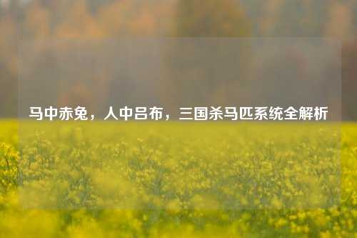 马中赤兔，人中吕布，三国杀马匹系统全解析