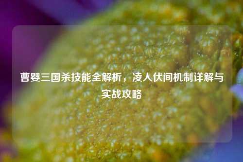 曹婴三国杀技能全解析，凌人伏间机制详解与实战攻略