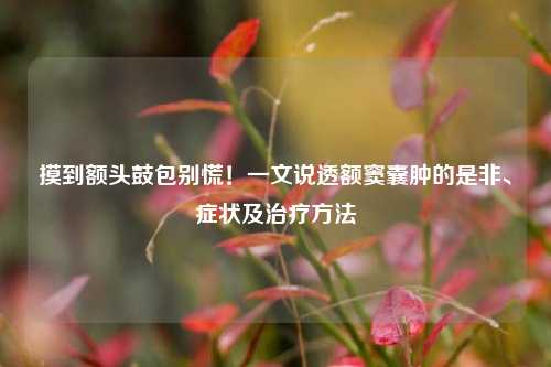 摸到额头鼓包别慌！一文说透额窦囊肿的是非、症状及治疗方法