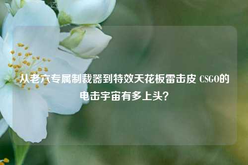 从老六专属制裁器到特效天花板雷击皮 CSGO的电击宇宙有多上头？