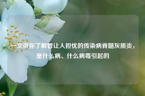一文带你了解曾让人担忧的传染病脊髓灰质炎，是什么病、什么病毒引起的