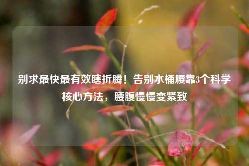 别求最快最有效瞎折腾！告别水桶腰靠3个科学核心方法，腰腹慢慢变紧致