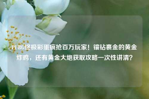 PUBG终极彩蛋疯抢百万玩家！镶钻裹金的黄金炸鸡，还有黄金大炮获取攻略一次性讲清？