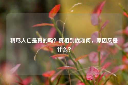 精尽人亡是真的吗？真相到底如何，原因又是什么？