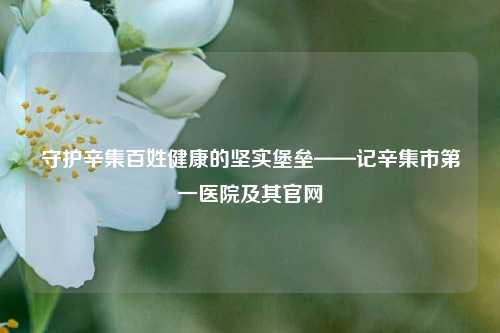 守护辛集百姓健康的坚实堡垒——记辛集市第一医院及其官网