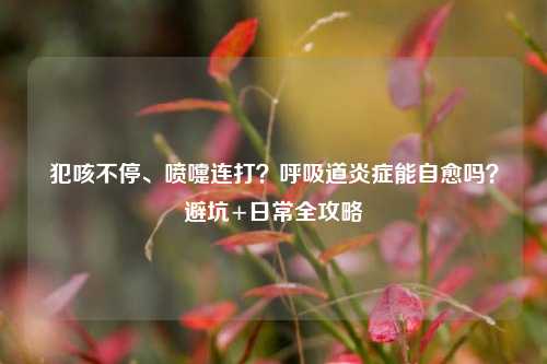 犯咳不停、喷嚏连打？呼吸道炎症能自愈吗？避坑+日常全攻略