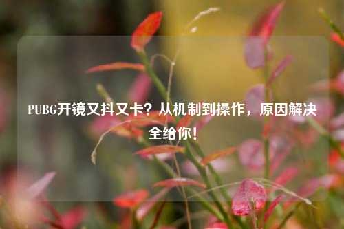 PUBG开镜又抖又卡？从机制到操作，原因解决全给你！