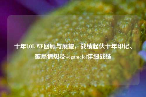 十年LOL WE回顾与展望，战绩起伏十年印记、破局猜想及wegamelol详细战绩