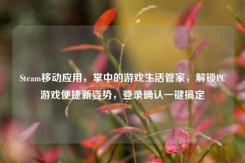 Steam移动应用，掌中的游戏生活管家，解锁PC游戏便捷新姿势，登录确认一键搞定