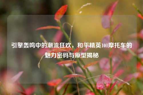 引擎轰鸣中的潮流狂欢，和平精英101摩托车的魅力密码与原型揭秘