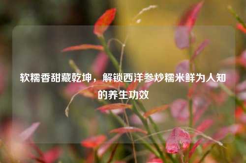软糯香甜藏乾坤，解锁西洋参炒糯米鲜为人知的养生功效
