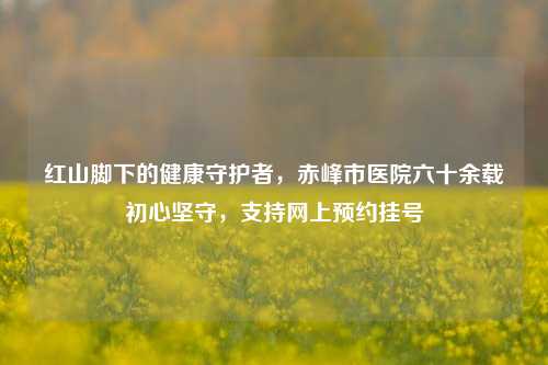 红山脚下的健康守护者，赤峰市医院六十余载初心坚守，支持网上预约挂号