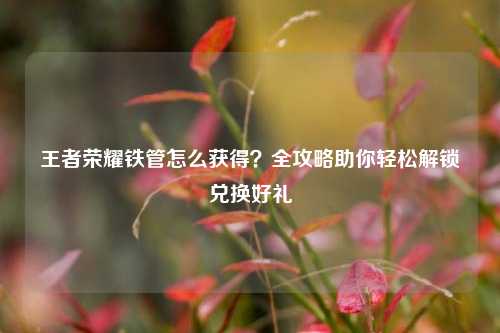 王者荣耀铁管怎么获得？全攻略助你轻松解锁兑换好礼