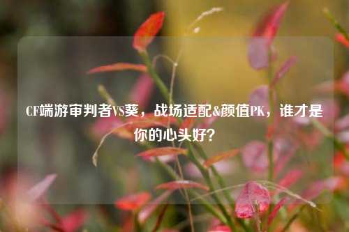 CF端游审判者VS葵，战场适配&颜值PK，谁才是你的心头好？