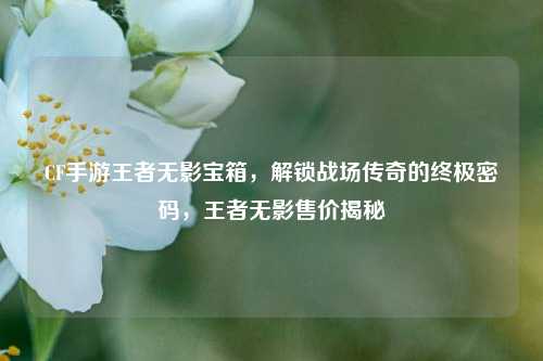 CF手游王者无影宝箱，解锁战场传奇的终极密码，王者无影售价揭秘