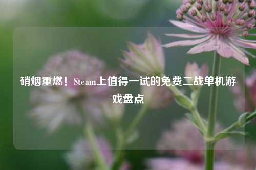 硝烟重燃！Steam上值得一试的免费二战单机游戏盘点