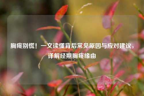 胸疼别慌！一文读懂背后常见原因与应对建议，详解经期胸疼缘由