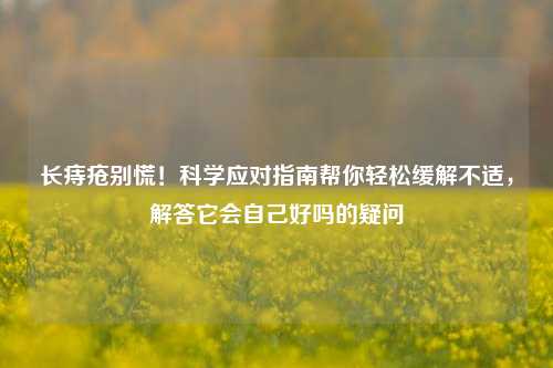 长痔疮别慌！科学应对指南帮你轻松缓解不适，解答它会自己好吗的疑问